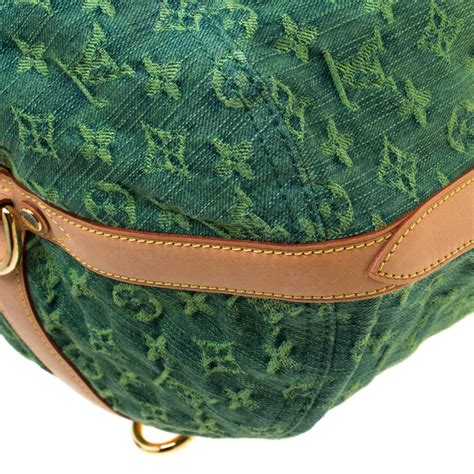 louis vuitton green monogram bag